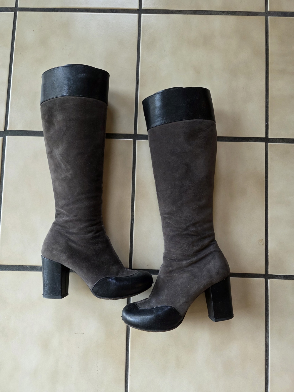 Chie Mihara Tall Suede Boots